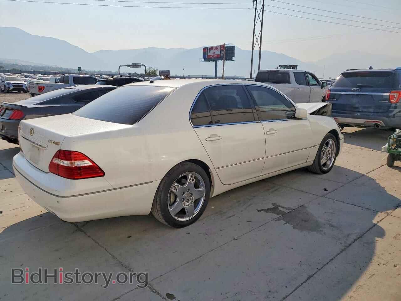 2005 LEXUS LS430 - VIN: JTHBN36F555018767 - Фото 3