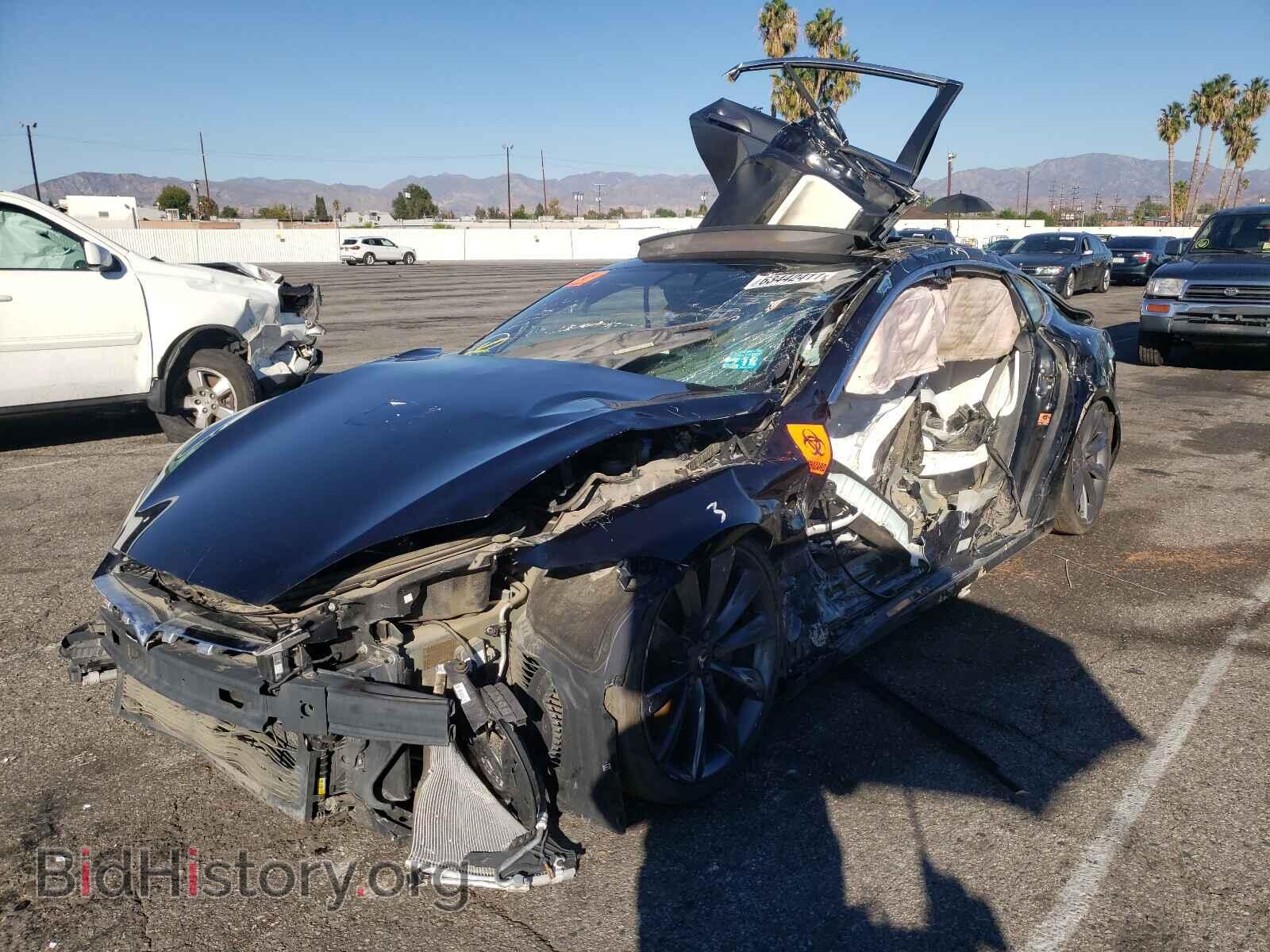 2017 TESLA MODEL S - VIN: 5YJSA1E15HF195958 - Фото 2