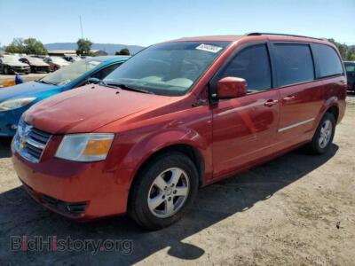 2010 Dodge CARAVAN Grand Cara, красный — VIN 2D4RN5D19AR247701, Copart