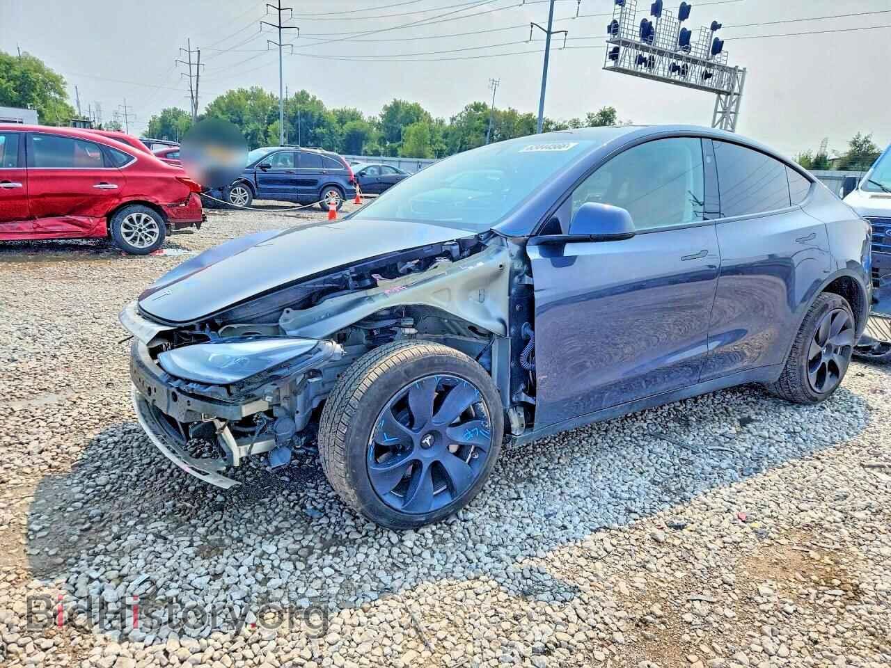 Фотография 7SAYGAEE6PF942254 - TESLA MODEL Y 2023