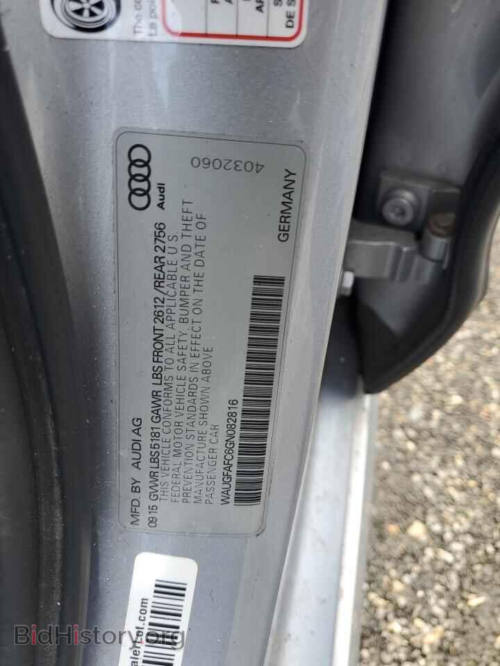 2016 AUDI A6 - VIN: WAUGFAFC6GN082816 - Фото 12