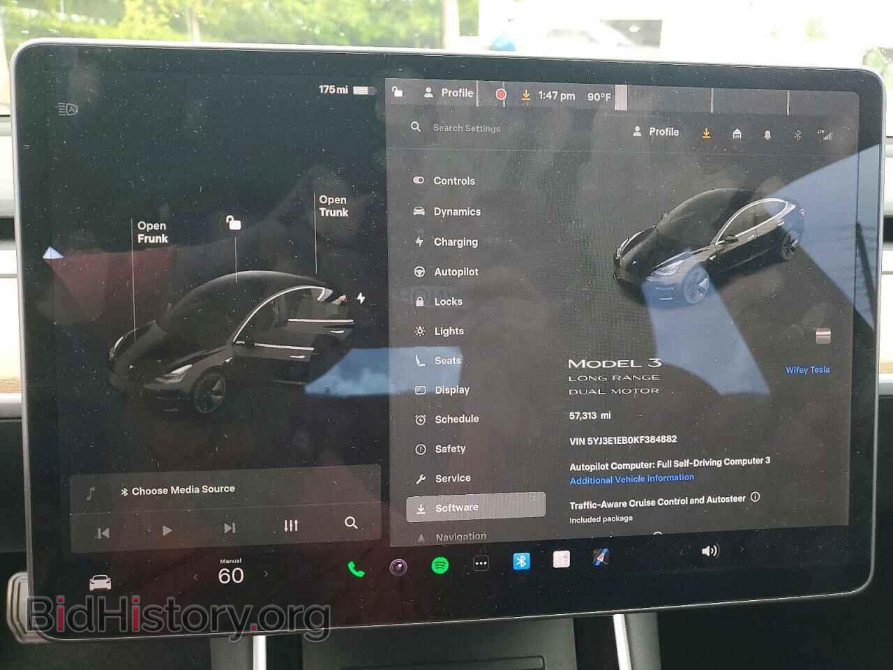2019 TESLA MODEL 3 - VIN: 5YJ3E1EB0KF384882 - Photo 9