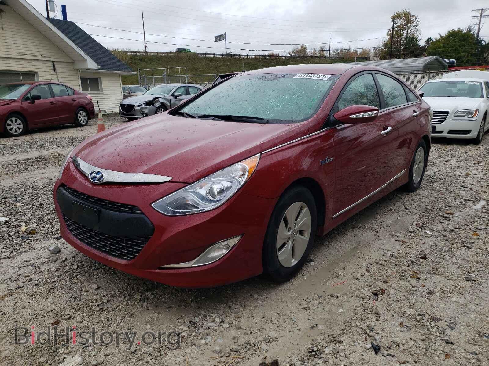 2014 HYUNDAI SONATA - VIN: KMHEC4A40EA113983 - Фото 2