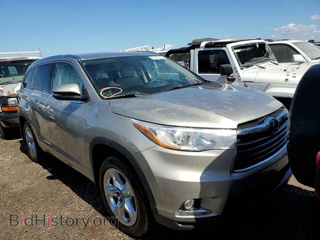 Фотография 5TDDKRFH3GS322071 - TOYOTA HIGHLANDER 2016