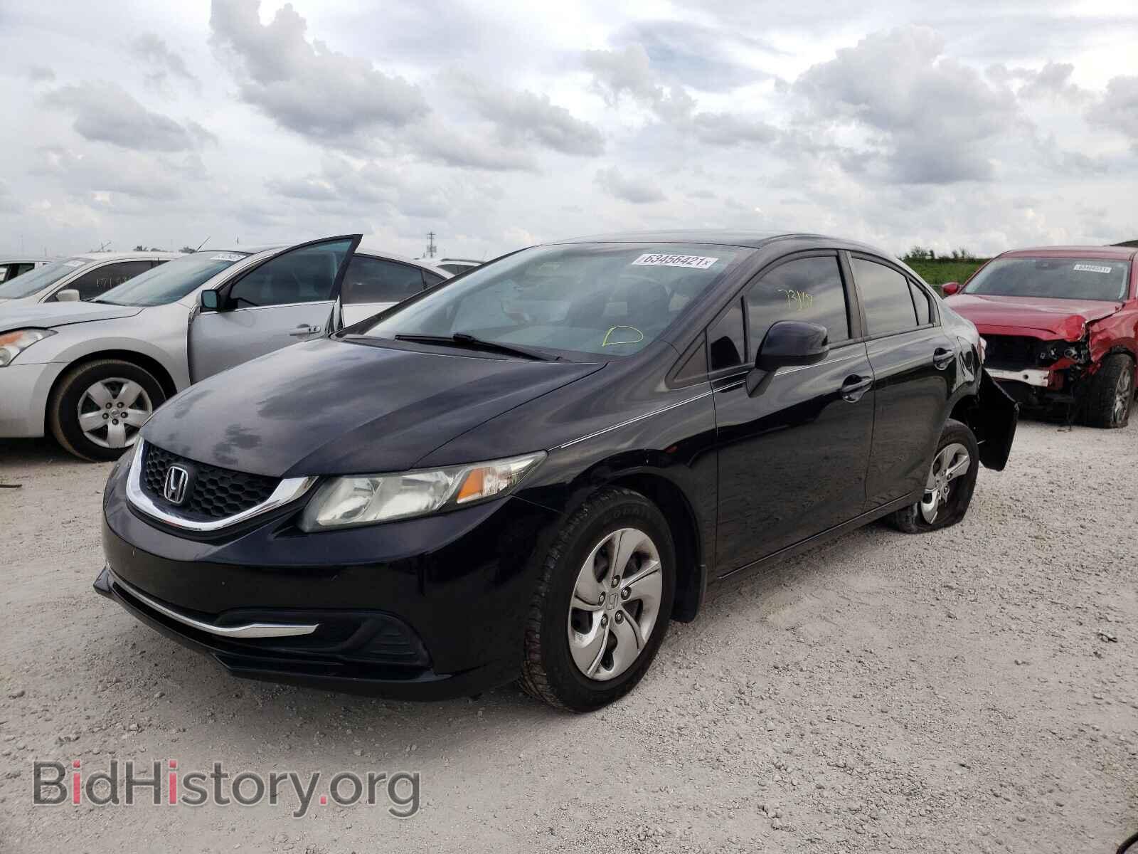 2013 HONDA CIVIC - VIN: 19XFB2F53DE017519 - Фото 2