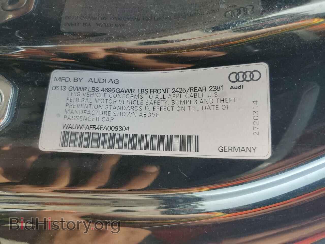 2014 AUDI A5 - VIN: WAUWFAFR4EA009304 - Фото 12