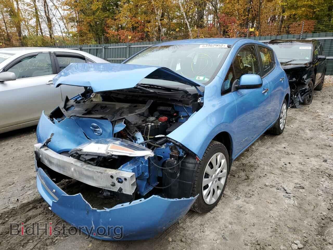 2014 NISSAN LEAF - VIN: 1N4AZ0CPXEC340643 - Фото 2