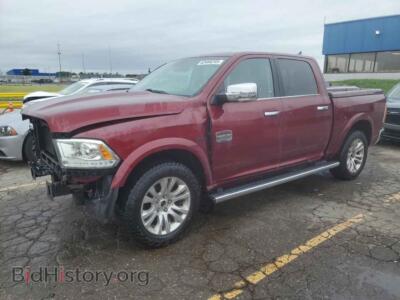 2018 RAM 1500 Longhorn, красный — VIN 1C6RR7PM0JS242590, Copart