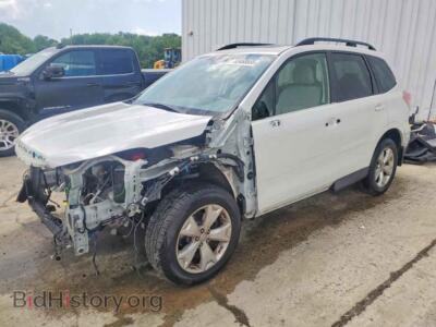 2015 Subaru FORESTER 2.5I Premium, белый — VIN JF2SJAFC1FH820869, Copart