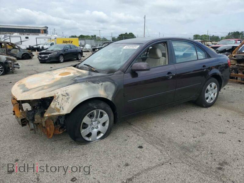 2006 Hyundai SONATA GL (VIN KMHET46C76A080627) — фото 1 из 12, Copart, повреждение: возгорание двигателя