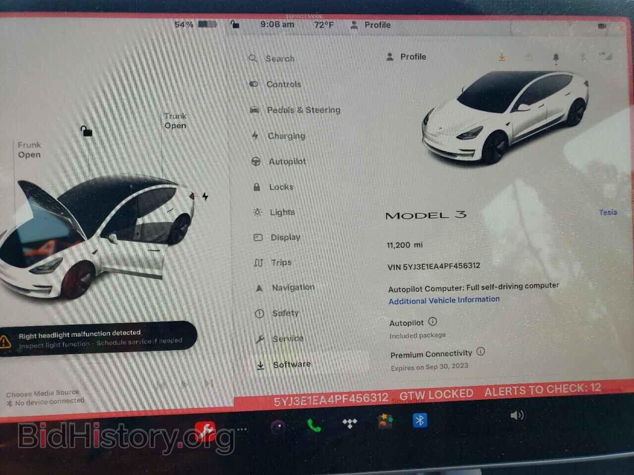 2023 TESLA MODEL 3 - VIN: 5YJ3E1EA4PF456312 - Фото 9
