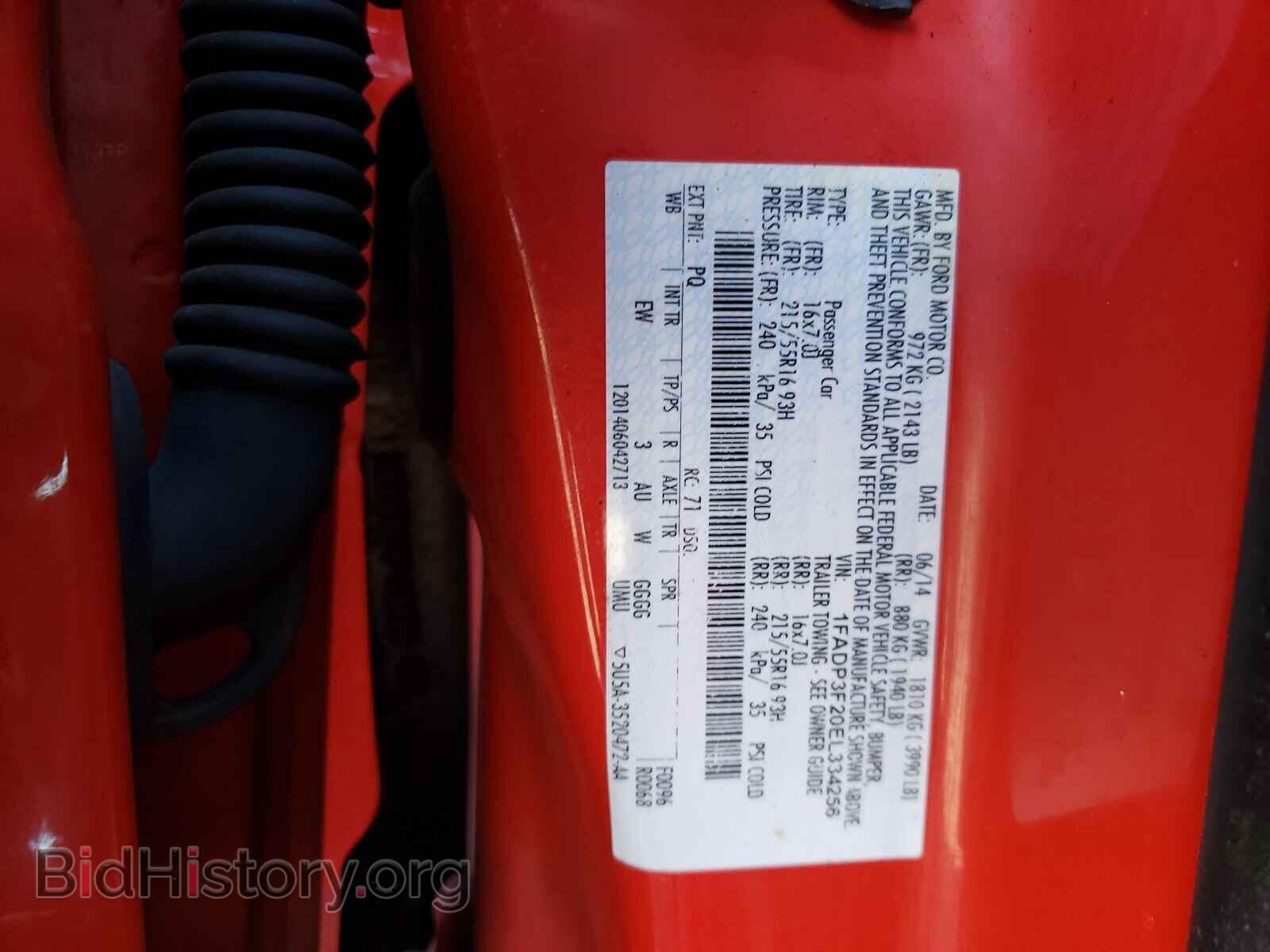 2014 FORD FOCUS - VIN: 1FADP3F20EL334256 - Photo 10