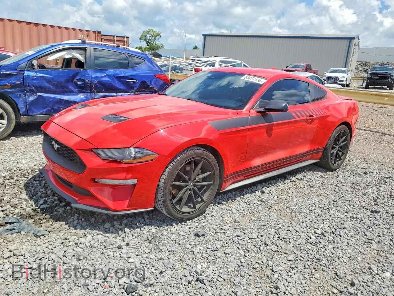 2021 Ford MUSTANG (VIN 1FA6P8TH1M5117722) — photo 1 of 12, Copart, damage: minor dents/scratches