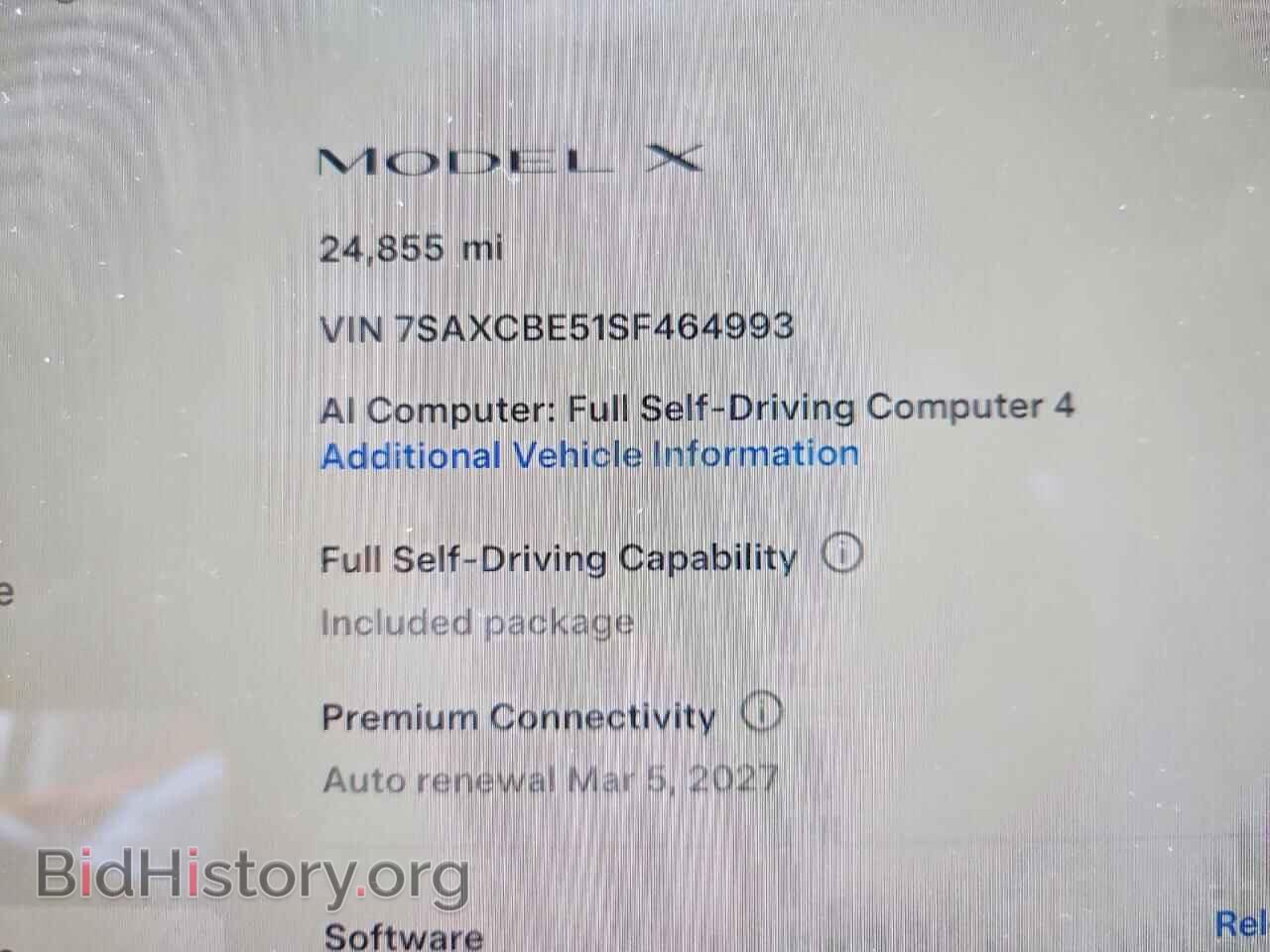 2025 TESLA MODEL X - VIN: 7SAXCBE51SF464993 - Photo 9