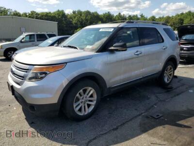 2011 Ford EXPLORER XLT, silver — VIN 1FMHK8D87BGA47897, Copart