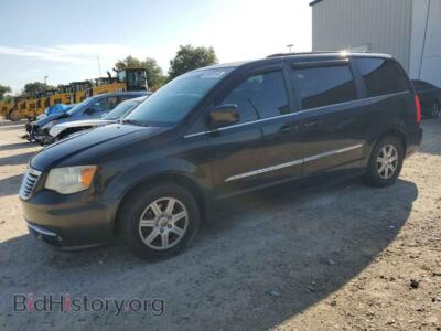 2011 Chrysler MINIVAN Touring, черный — VIN 2A4RR5DG8BR607753, Copart