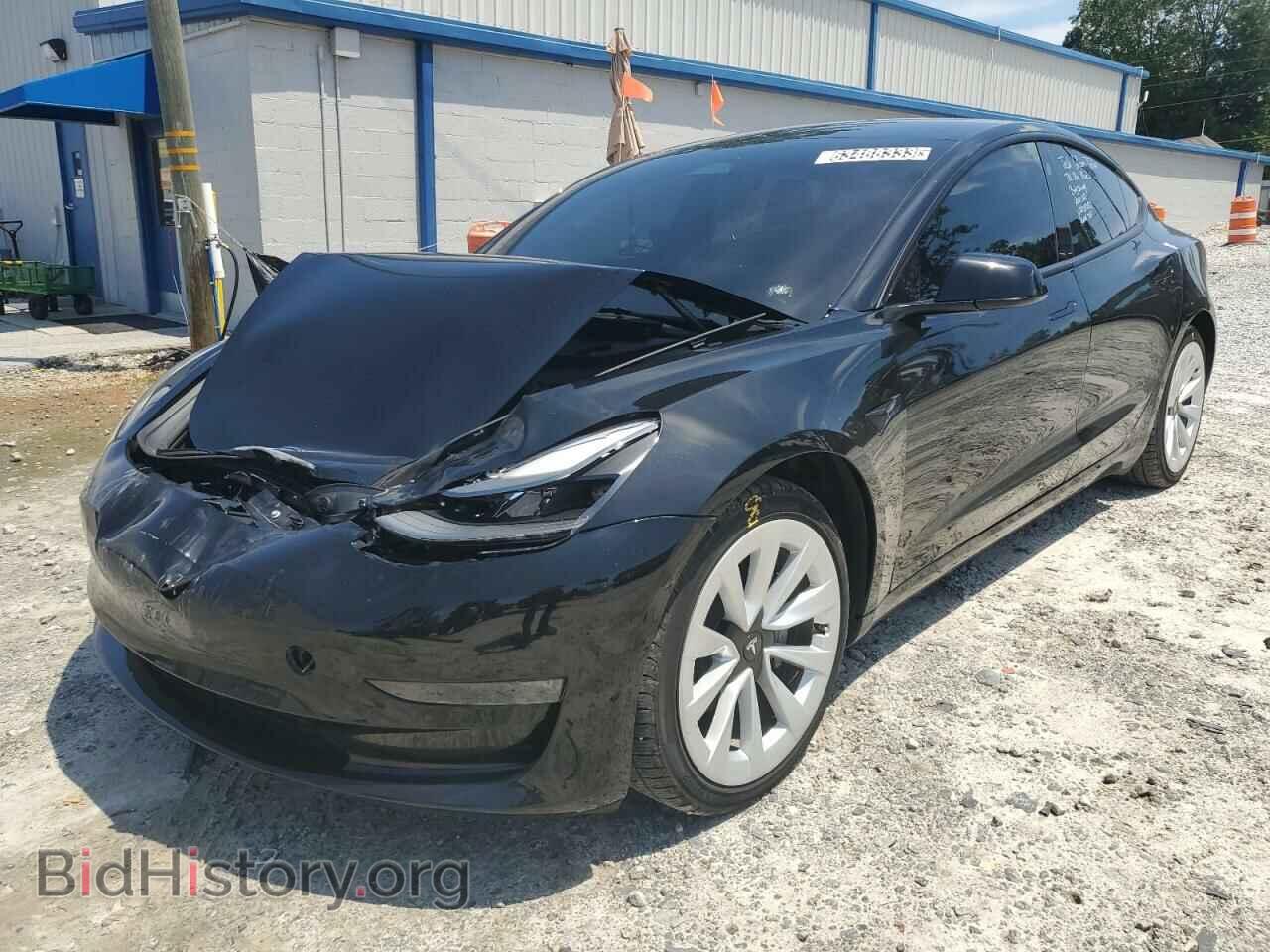 Photo 5YJ3E1EB3NF185538 - TESLA MODEL 3 2022