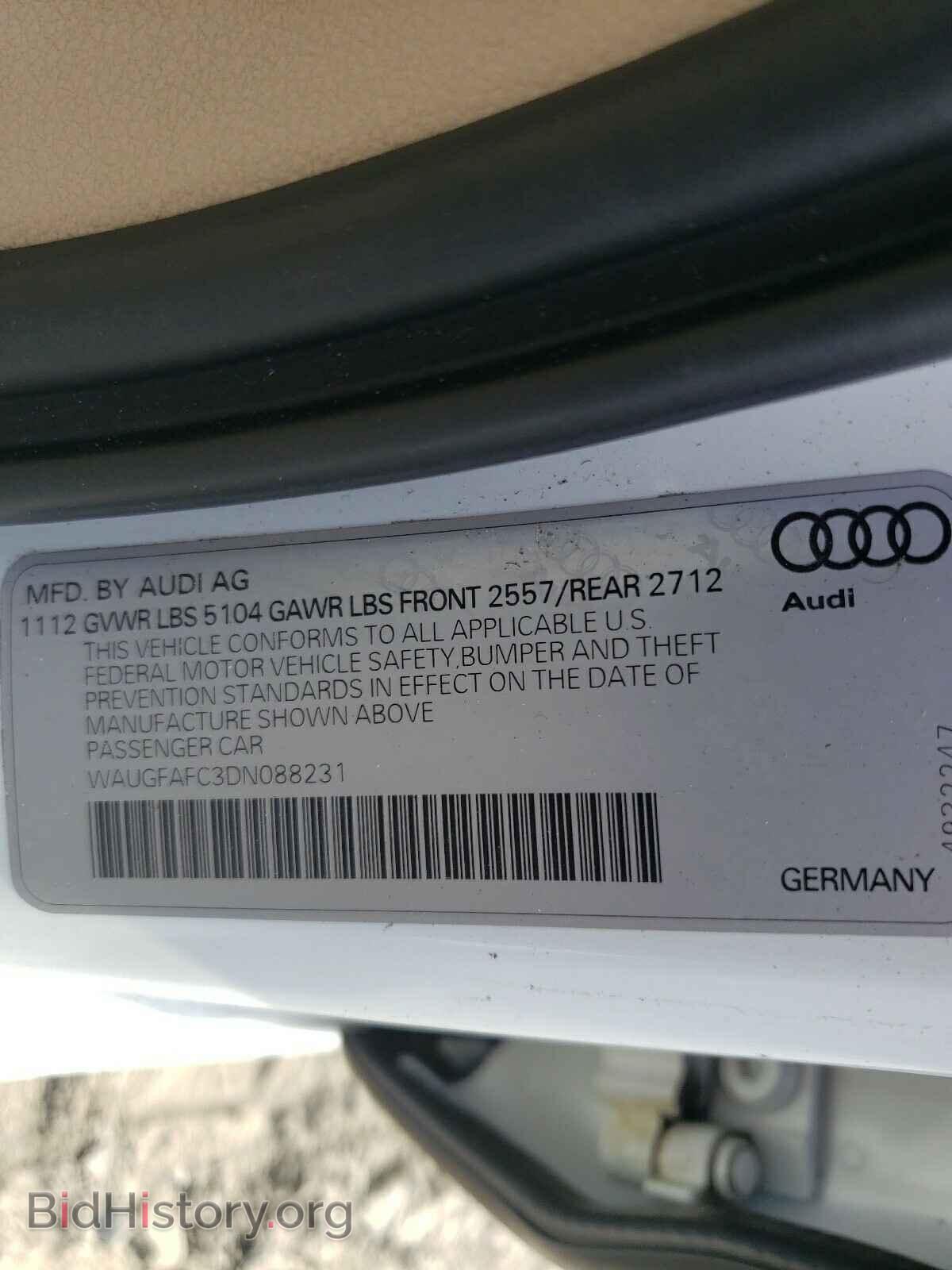 2013 AUDI A6 - VIN: WAUGFAFC3DN088231 - Photo 10