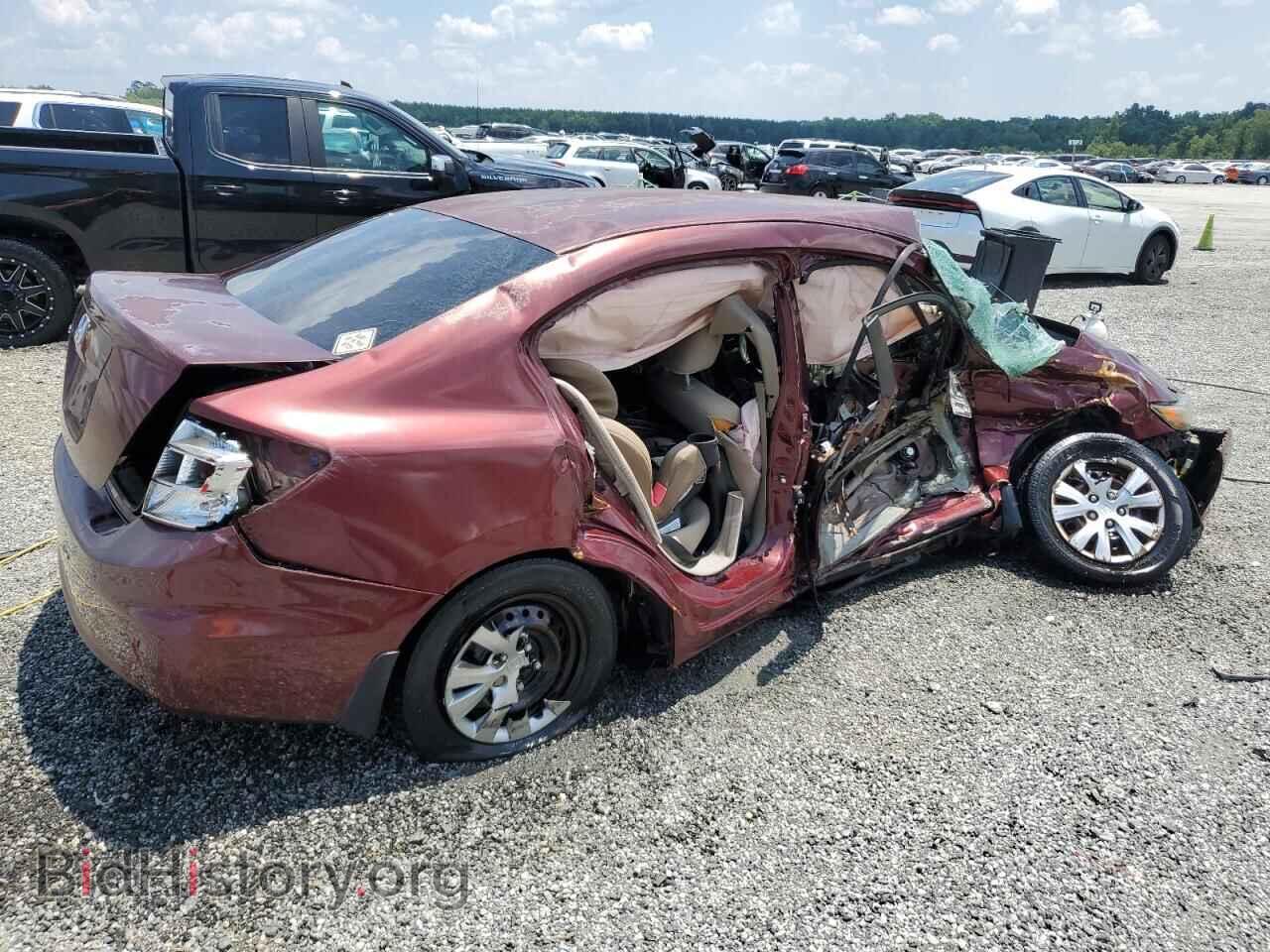 2012 HONDA CIVIC - VIN: 2HGFB2F59CH557543 - Фото 3