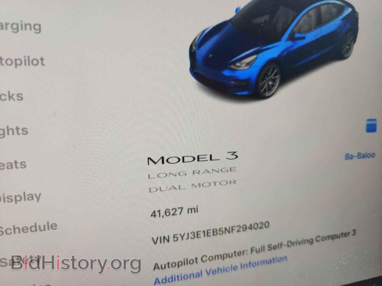 2022 TESLA MODEL 3 - VIN: 5YJ3E1EB5NF294020 - Photo 9