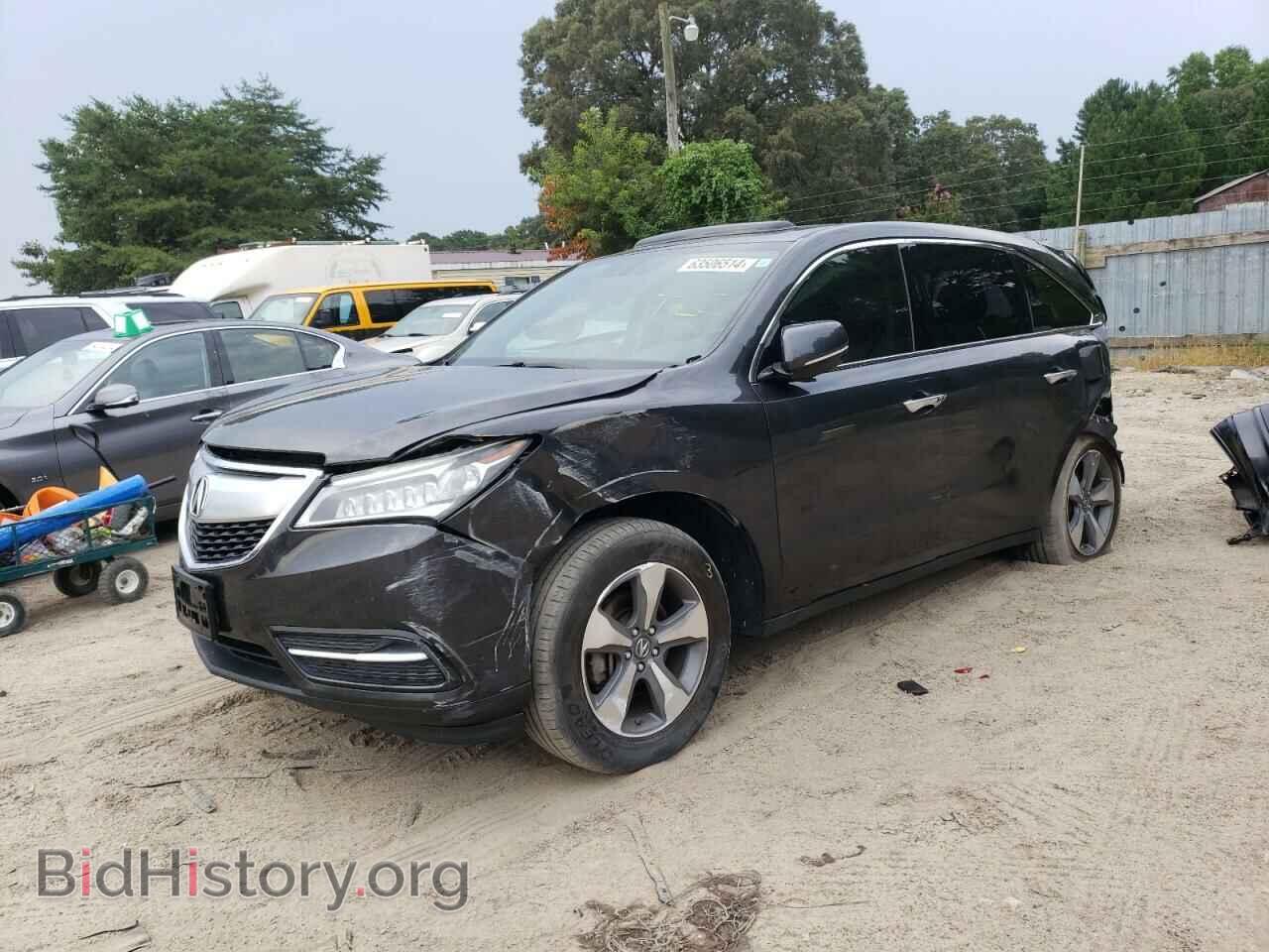 Фотография 5FRYD3H21GB012358 - ACURA MDX 2016