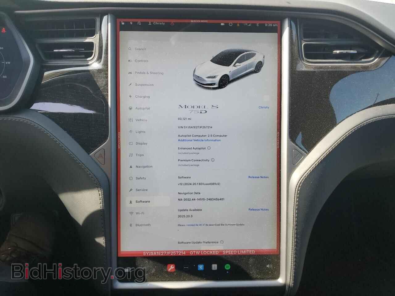 2018 TESLA MODEL S - VIN: 5YJSA1E27JF257214 - Фото 9