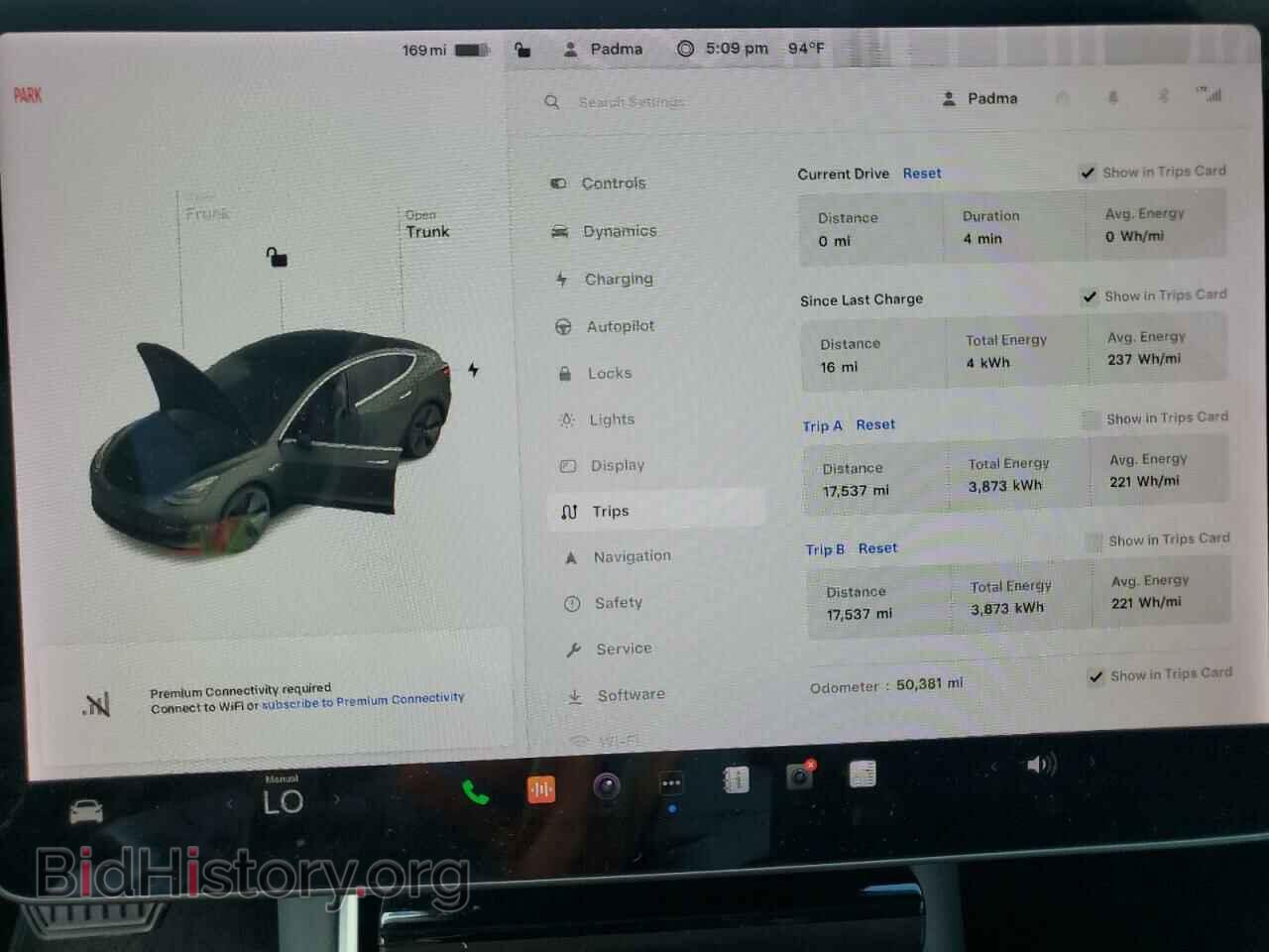2019 TESLA MODEL 3 - VIN: 5YJ3E1EAXKF190089 - Photo 9