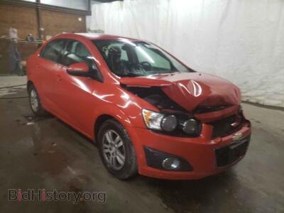 2013 Chevrolet SONIC Sonic LT, red — VIN 1G1JD5SB6D4225146, Copart