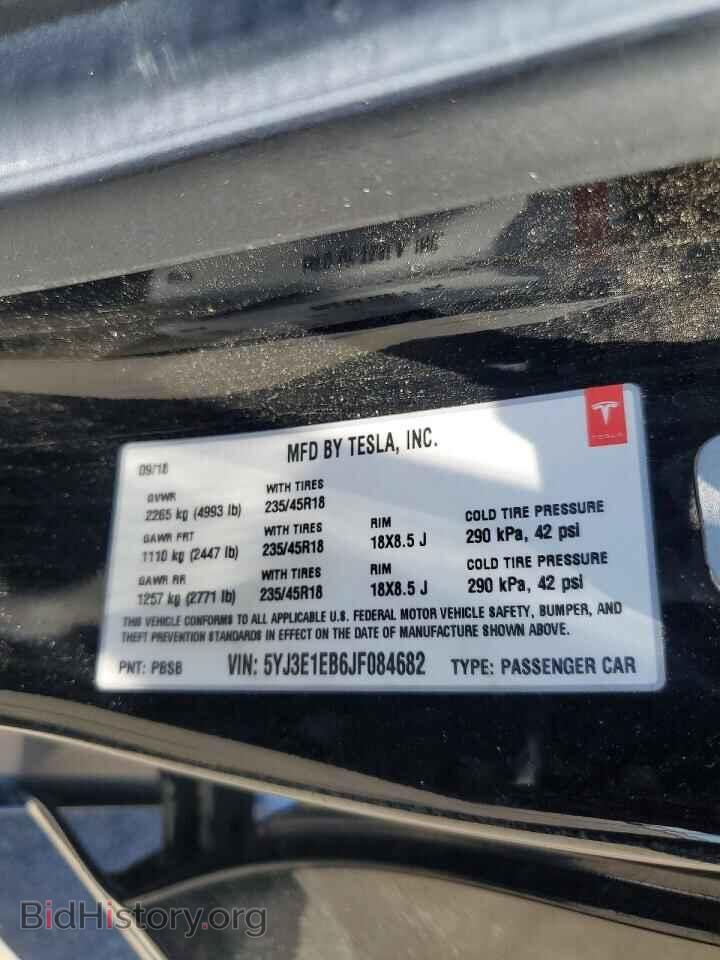 2018 TESLA MODEL 3 - VIN: 5YJ3E1EB6JF084682 - Photo 13