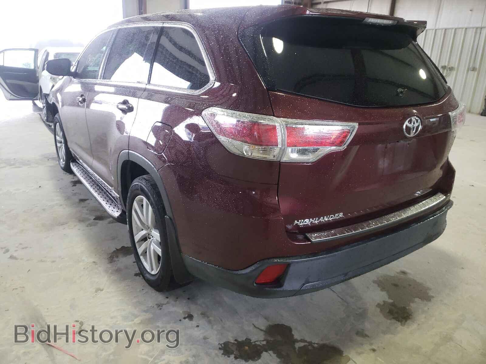2016 TOYOTA HIGHLANDER - VIN: 5TDZKRFH3GS123771 - Фото 3