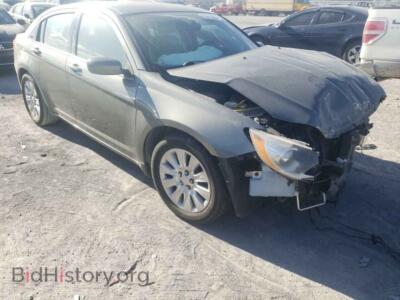 2013 Chrysler 200 200 LX, gray — VIN 1C3CCBAB6DN587852, Copart