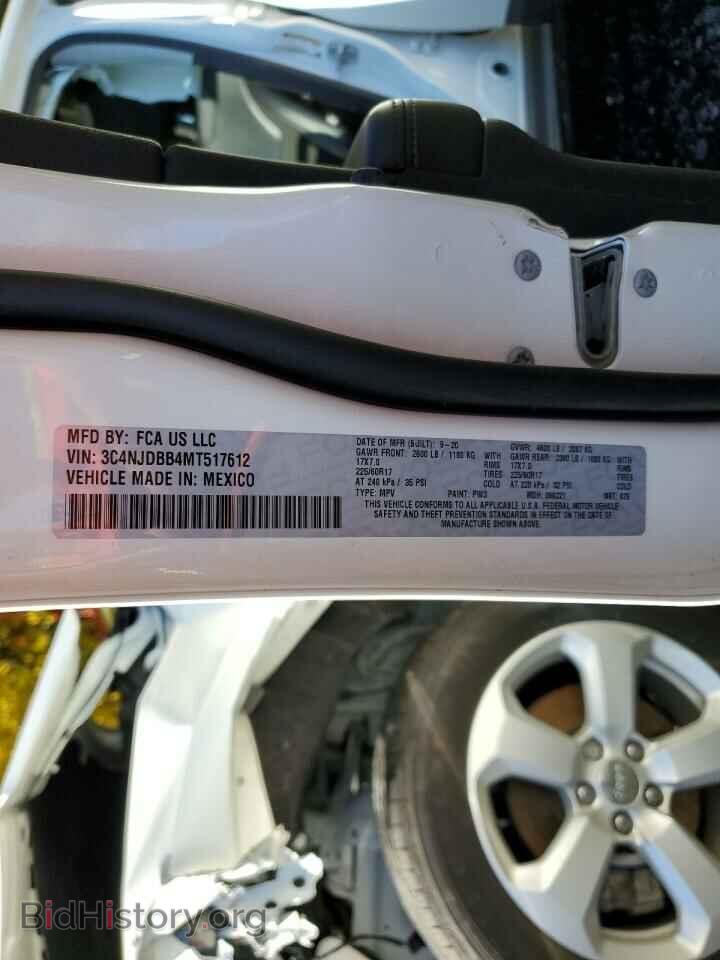 2021 JEEP COMPASS - VIN: 3C4NJDBB4MT517612 - Фото 10
