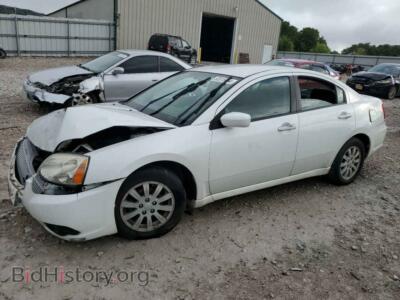 2012 Mitsubishi GALANT FE, белый — VIN 4A32B2FF2CE019728, Copart