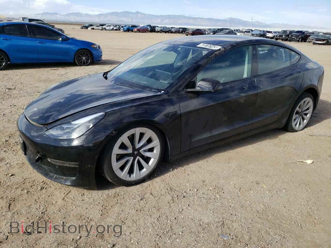 Photo 5YJ3E1EA1NF304646 - TESLA MODEL 3 2022