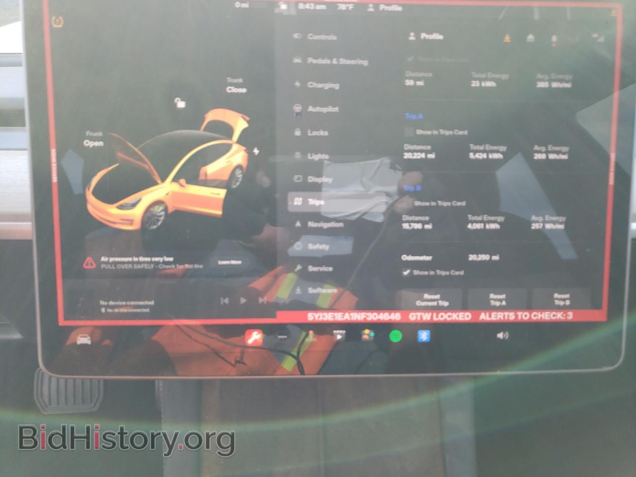 2022 TESLA MODEL 3 - VIN: 5YJ3E1EA1NF304646 - Photo 9