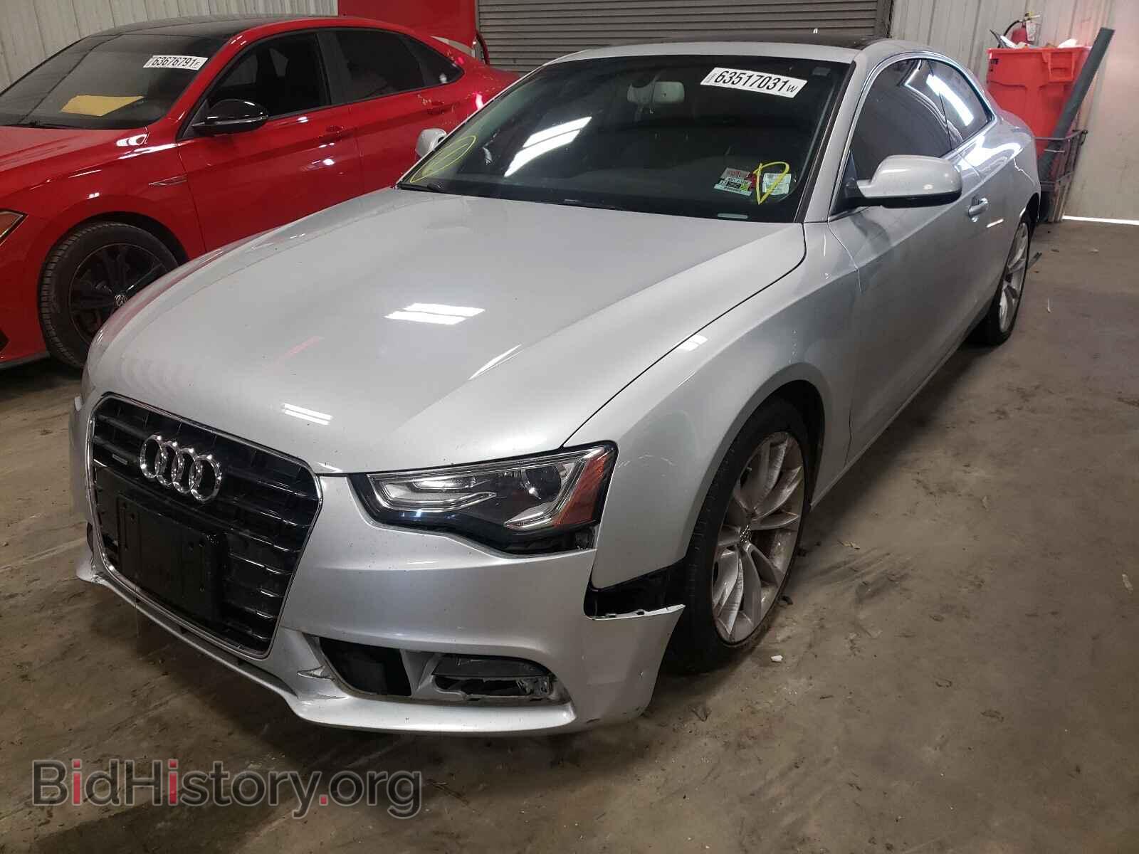2013 AUDI A5 - VIN: WAUVFAFR2DA036625 - Фото 2
