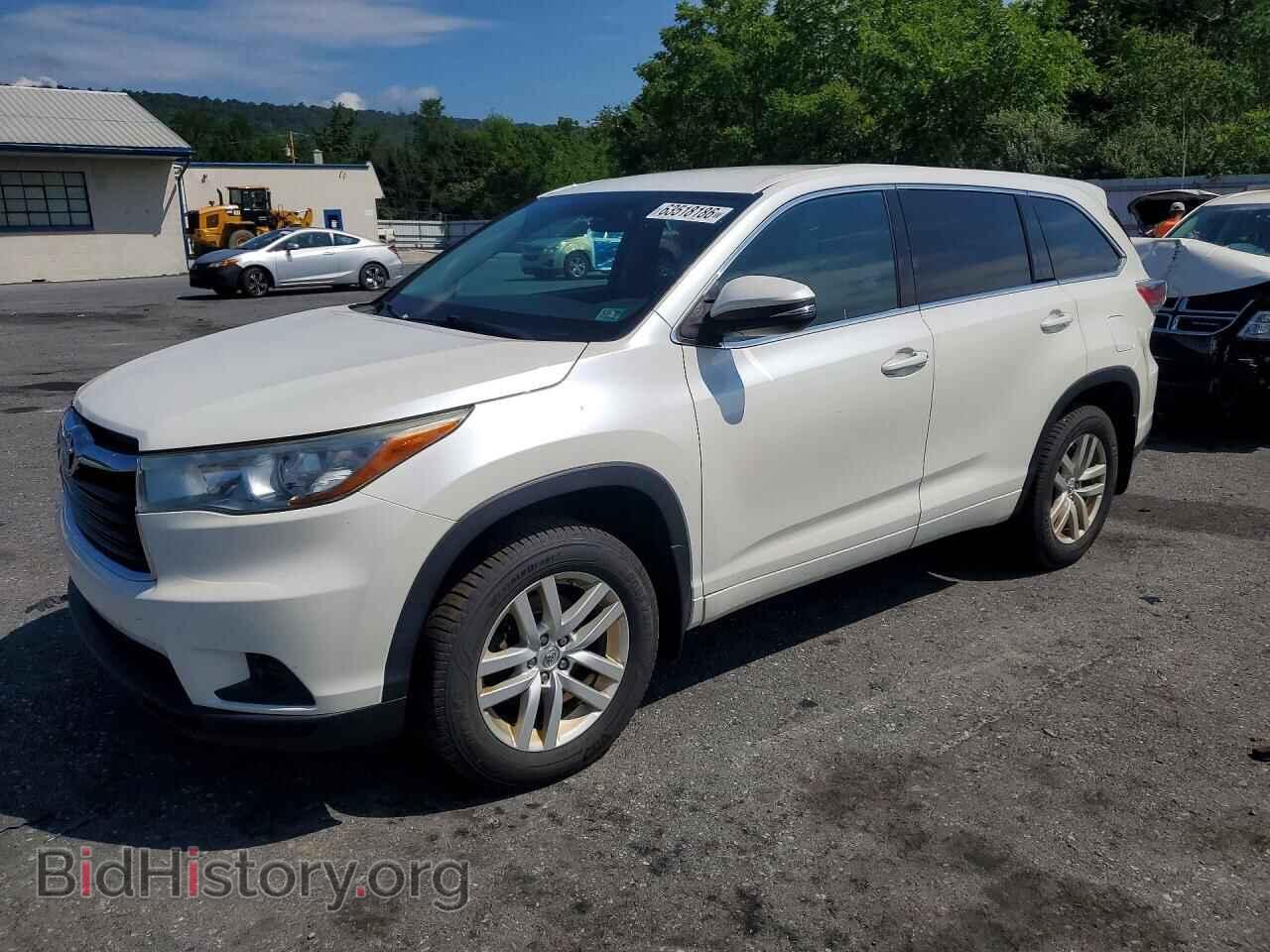 Фотография 5TDBKRFHXFS073676 - TOYOTA HIGHLANDER 2015