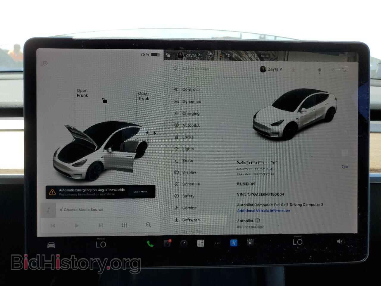 2021 TESLA MODEL Y - VIN: 5YJYGAEE6MF180004 - Фото 9