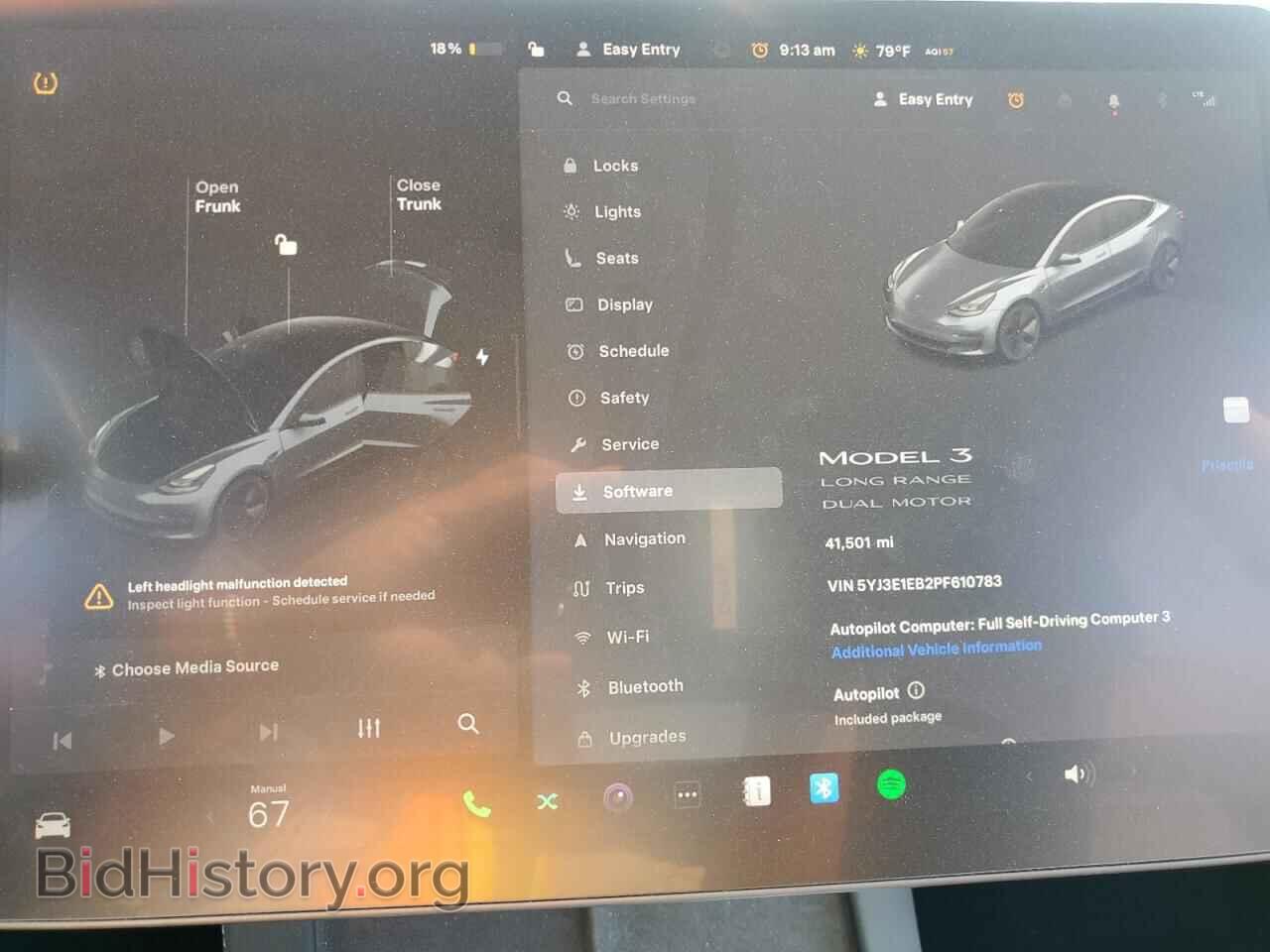 2023 TESLA MODEL 3 - VIN: 5YJ3E1EB2PF610783 - Photo 9