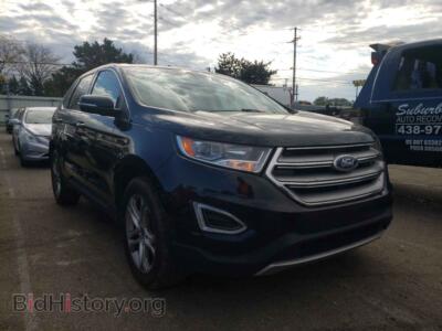 2016 Ford EDGE Edge Titan, черный — VIN 2FMPK4K90GBB83013, Copart