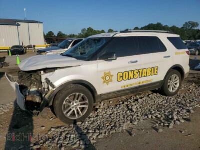 2013 Ford EXPLORER XLT, белый — VIN 1FM5K7D84DGC09274, Copart