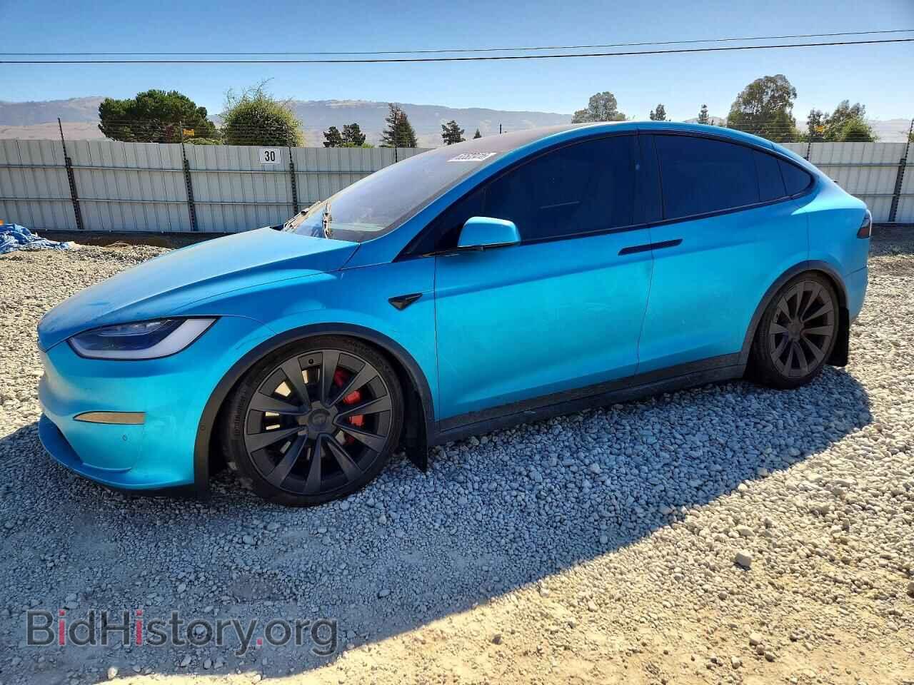 Photo 7SAXCBE61NF357357 - TESLA MODEL X 2022
