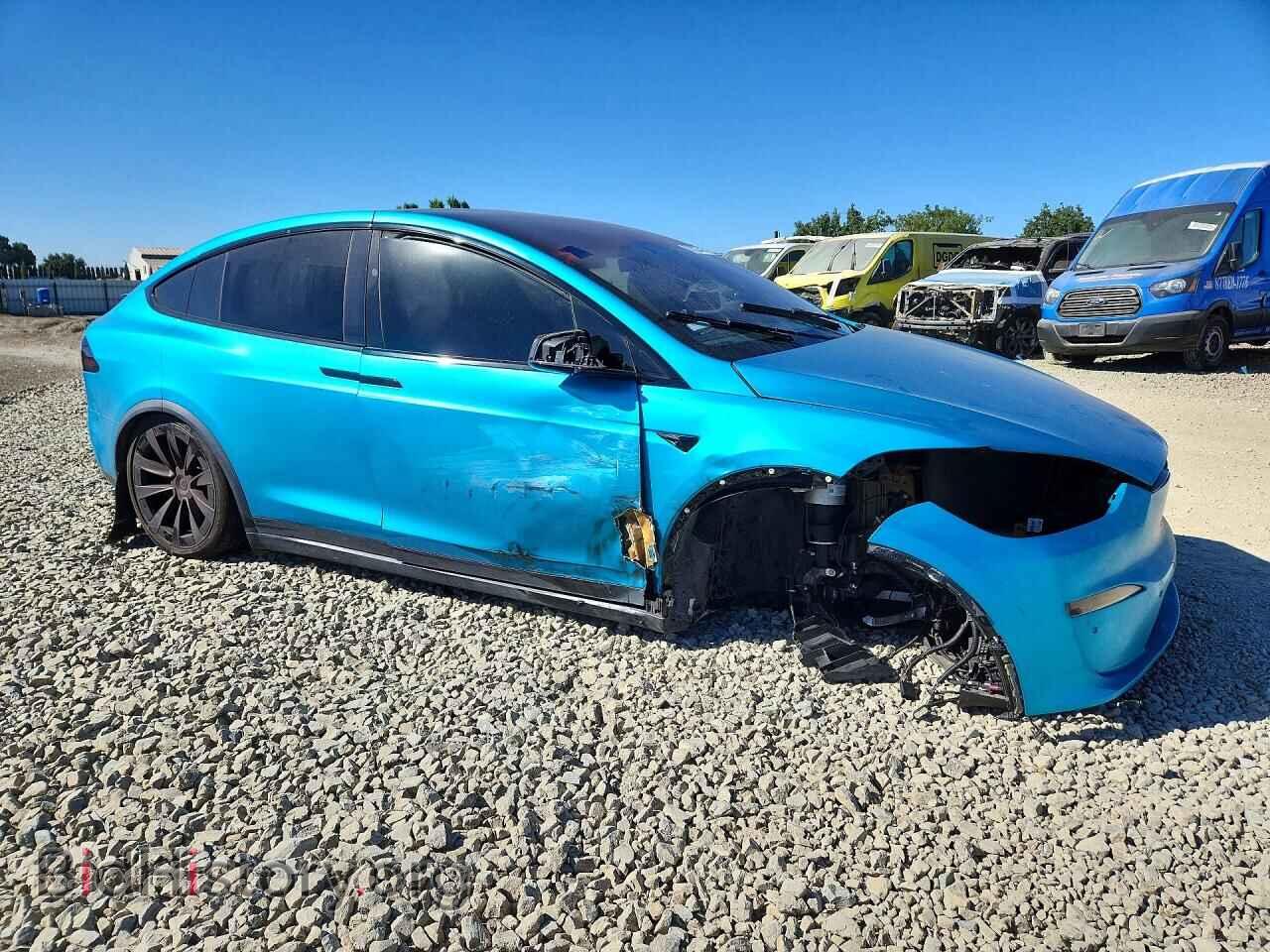 2022 TESLA MODEL X - VIN: 7SAXCBE61NF357357 - Photo 4
