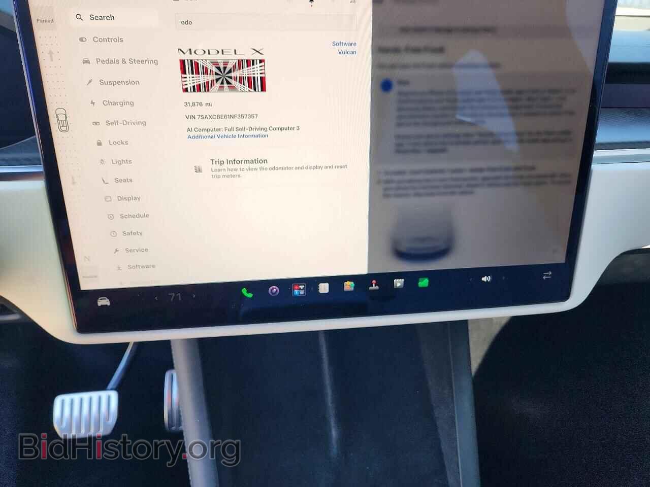 2022 TESLA MODEL X - VIN: 7SAXCBE61NF357357 - Photo 9