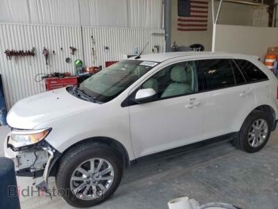 2013 Ford EDGE SEL, белый — VIN 2FMDK4JC3DBB44976, Copart