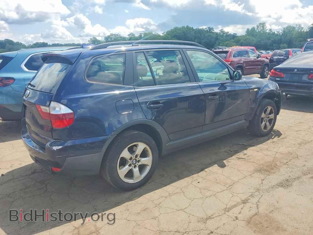 2007 BMW X3 - VIN: WBXPC93477WF14272 - Фото 3