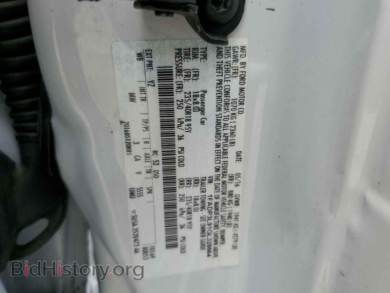 2016 FORD FOCUS - VIN: 1FADP3L91GL328664 - Photo 13