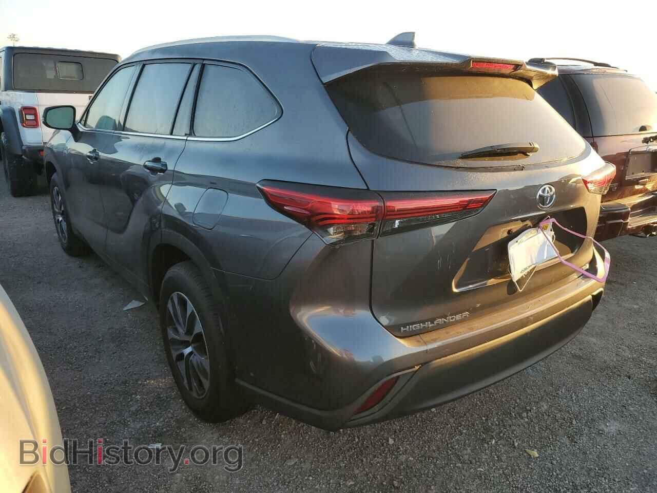 2021 TOYOTA HIGHLANDER - VIN: 5TDGZRAHXMS044426 - Фото 3