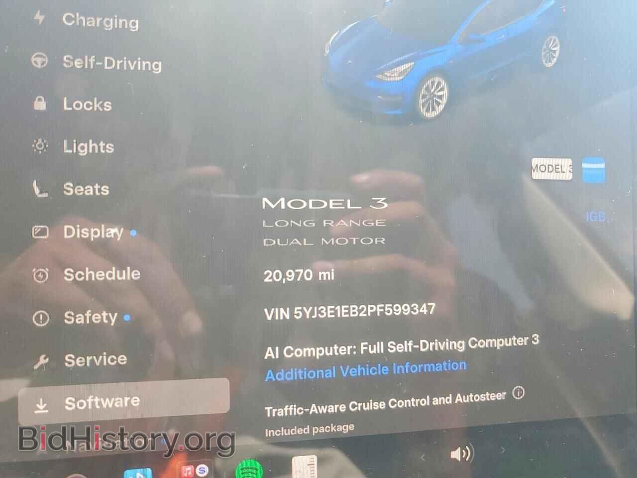 2023 TESLA MODEL 3 - VIN: 5YJ3E1EB2PF599347 - Photo 9