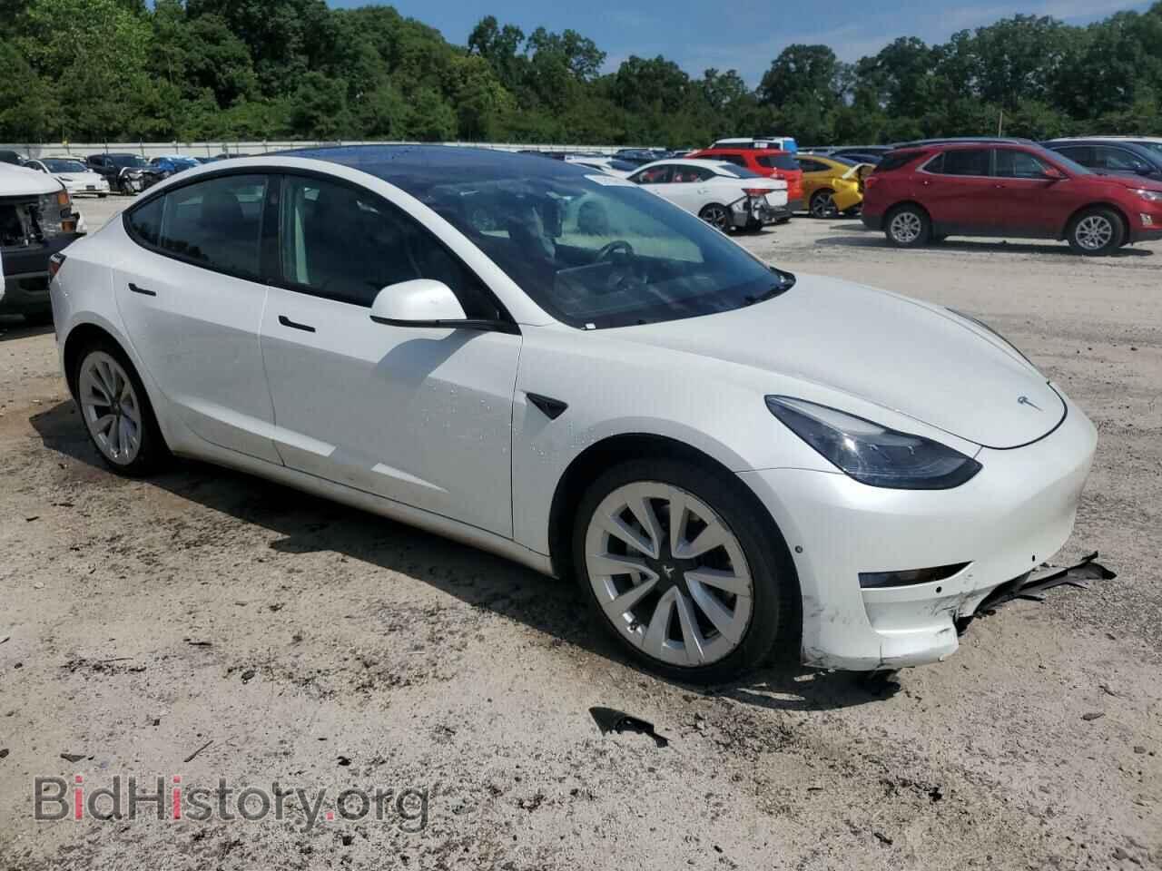 2022 TESLA MODEL 3 - VIN: 5YJ3E1EAXNF371987 - Фото 4